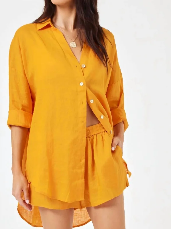 Price Rollback Rio Tunic Top In Tamarind