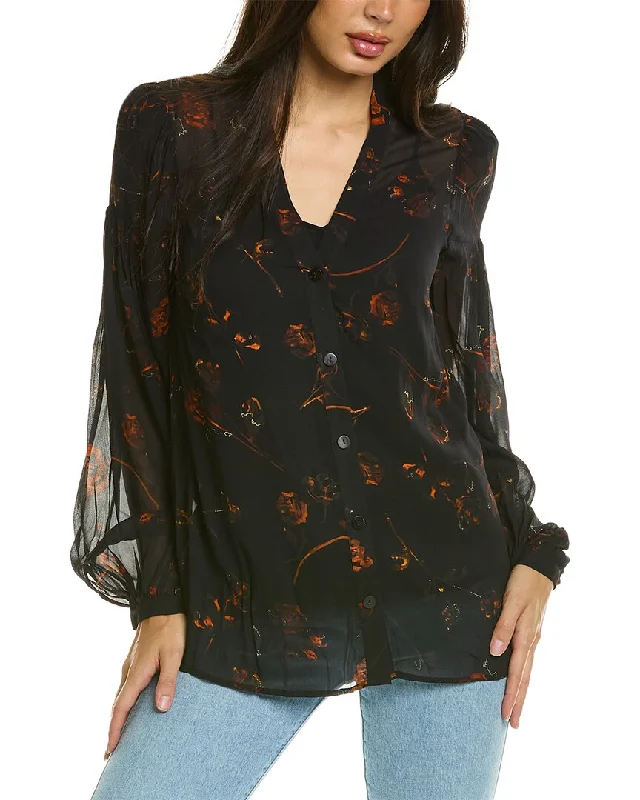 Overstock The Kooples Printed Shirt
