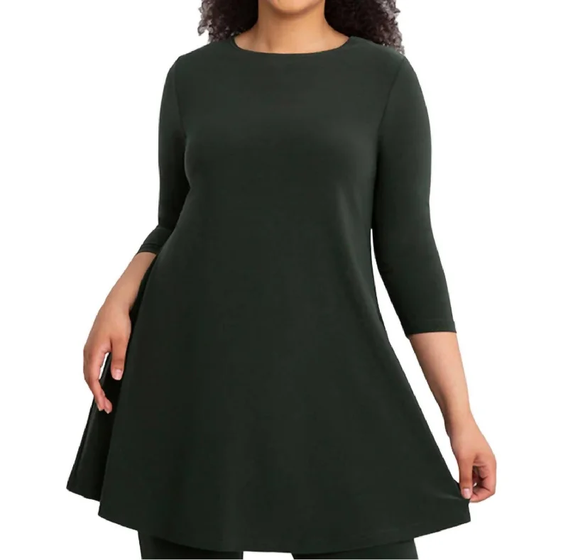 Price Blitz Trapeze Tunic In Seaweed