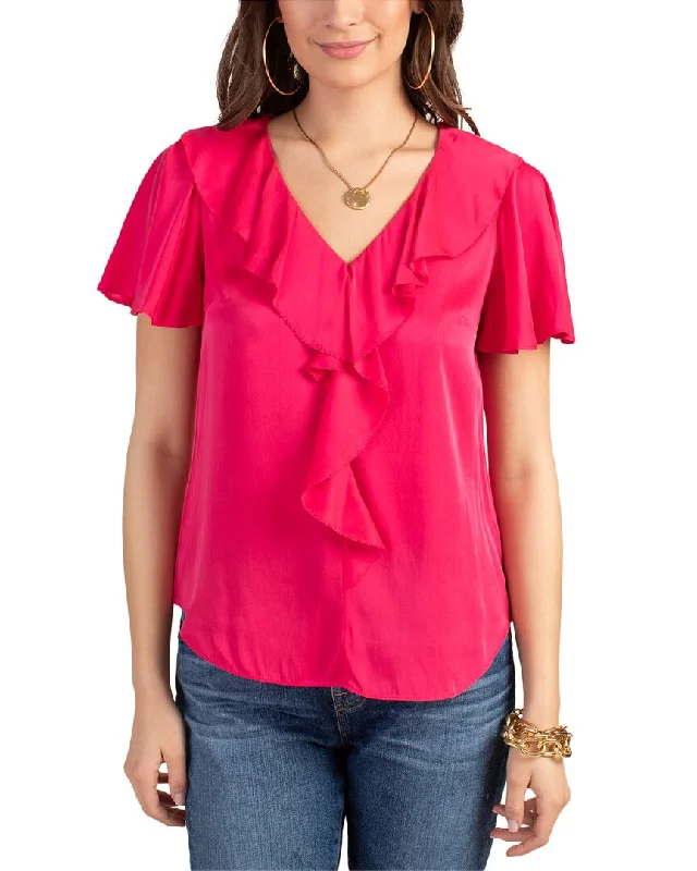 Best Deals Trina Turk Larisa Silk-Blend Top