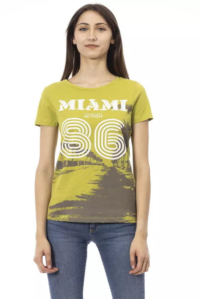 New Markdowns Trussardi Action  Cotton Tops & Women's T-Shirt