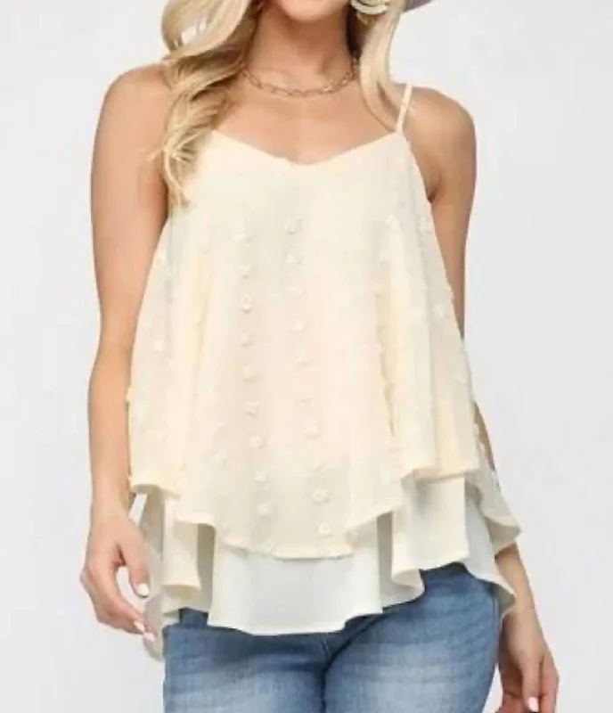 Shop and Save Urakiri Tank Top In Cream