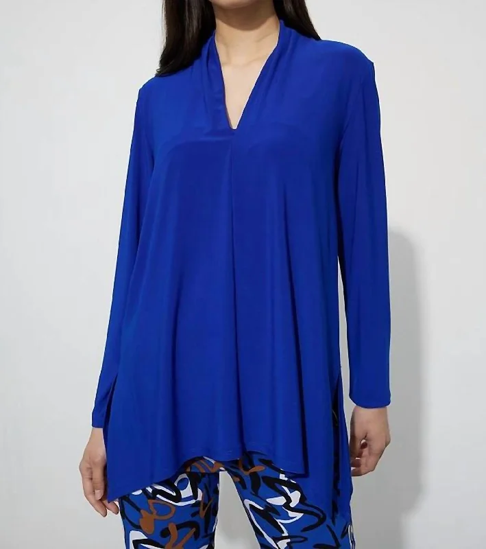 Today’s Deal V-Neck Tunic In Royal Sapphire