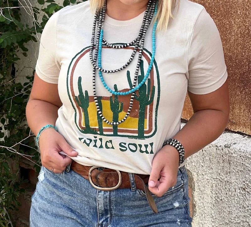 Exclusive Deal Wild Soul Tee In Heather Dust