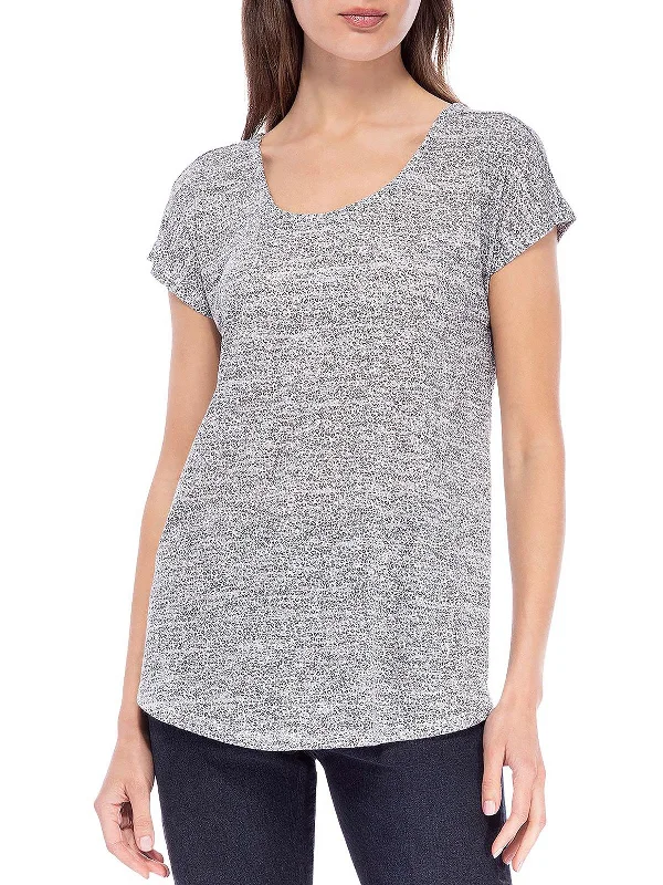 Amazing Deals Womens Animal Print Cross Back T-Shirt
