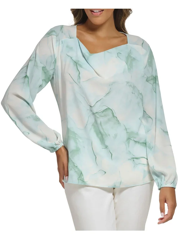 Closeout Sale Womens Chiffon Career Blouse