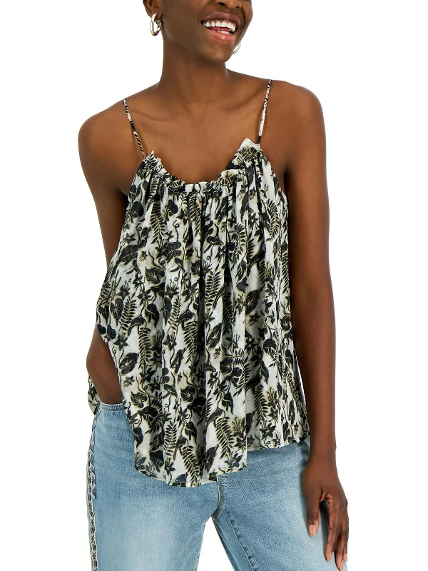 Special Offer Womens Chiffon Sheer Shell