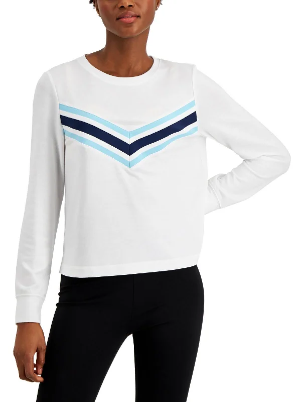 Price Smash Womens Long Sleeve Chevron Pullover Top