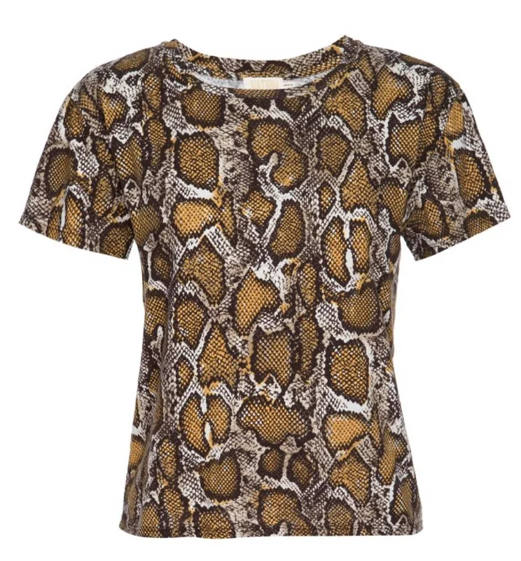 Super Bargain Women's Marie Boxy Tee In Python