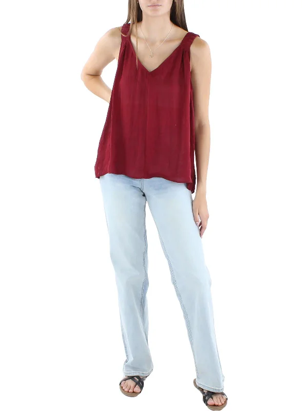 Bargain Blast Womens Satin Elastic Straps Blouse