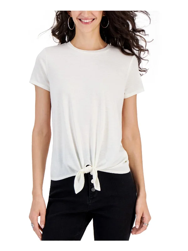 Super Sale Womens Solid Pullover Top