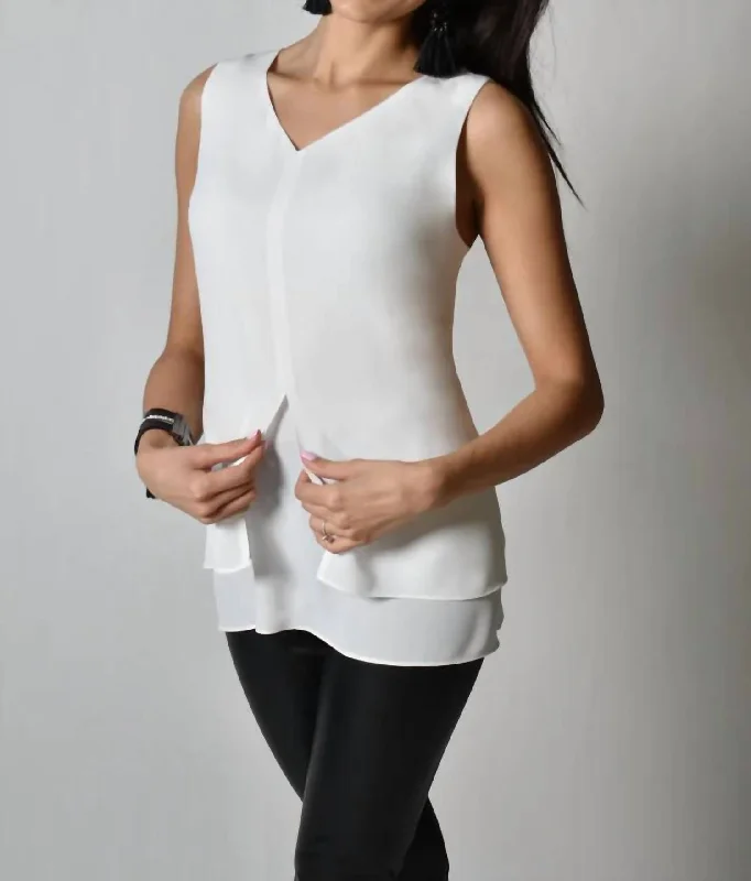 Sale Event Woven Top In Off White