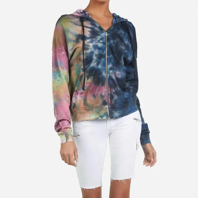 Epic Deals Zip Up Hoodie In Midnight Candy