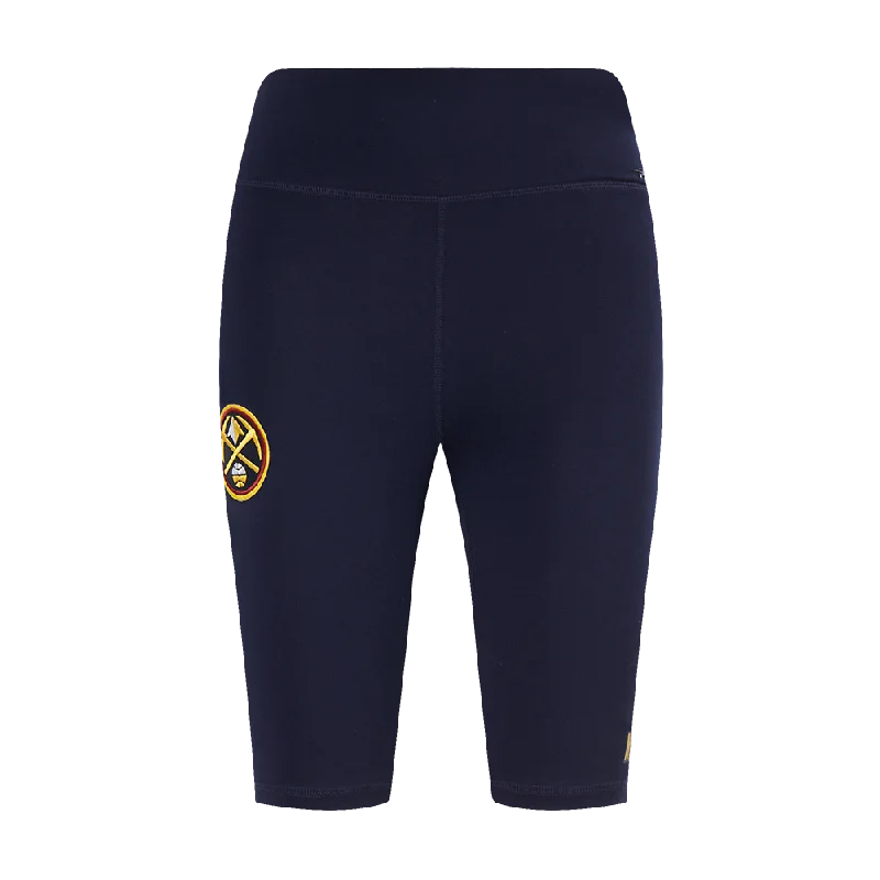 Loyalty Reward NBA DENVER NUGGETS CLASSIC WOMEN'S CTN BIKE SHORT (MIDNIGHT NAVY)