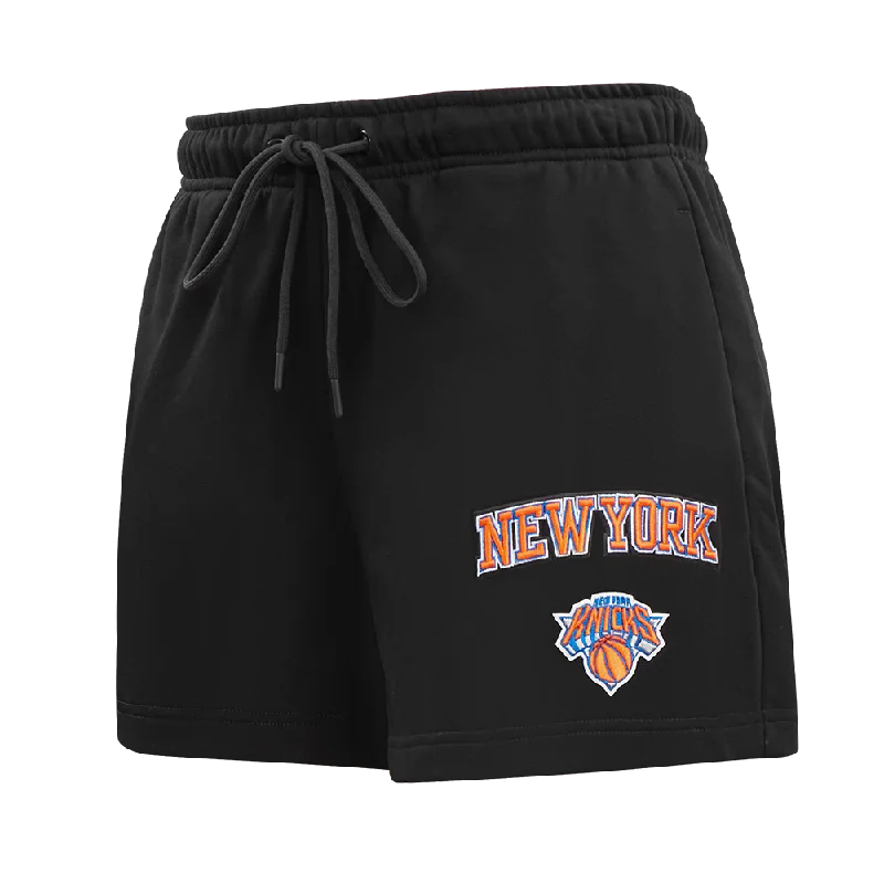 Grand Opening Sale NBA NEW YORK KNICKS CLASSIC WOMEN'S FLC SHORT (BLACK)