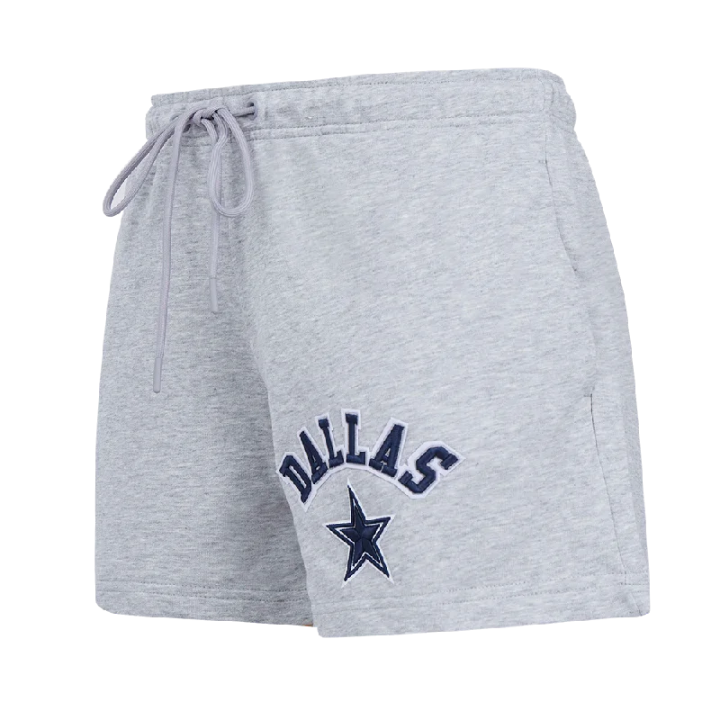 Special Promotion NFL DALLAS COWBOYS CLASSIC WOMEN'S FLC SHORT (HEATHER GREY)