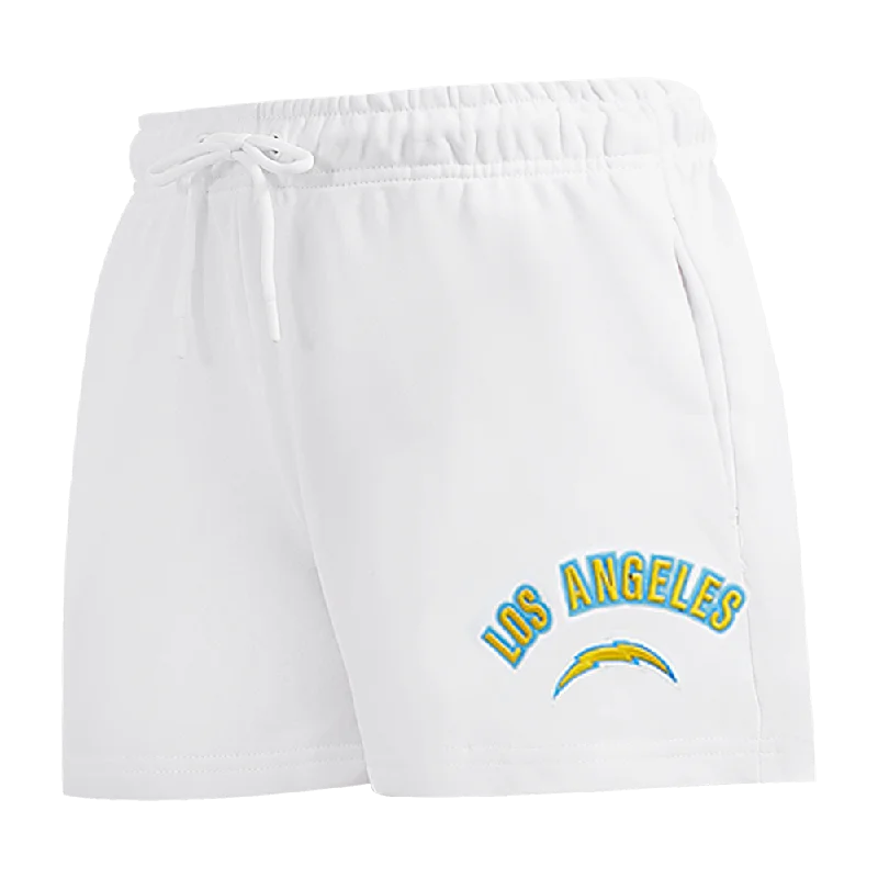 Price Reduction NFL LOS ANGELES CHARGERS CLASSIC WOMEN'S SHORT (WHITE)