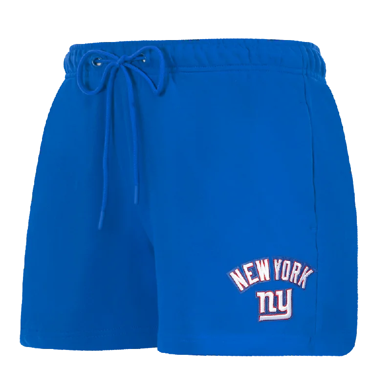Massive Deals NFL NEW YORK GIANTS CLASSIC WOMEN'S FLC SHORT (DODGER BLUE)