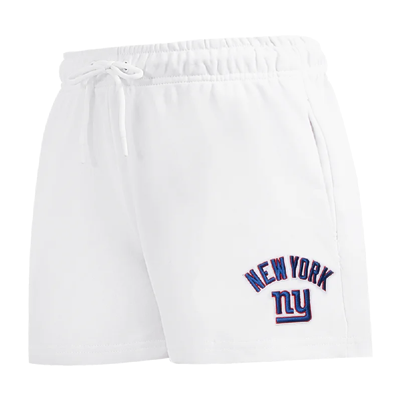 New Deals NFL NEW YORK GIANTS CLASSIC WOMEN'S FLC SHORT (WHITE)