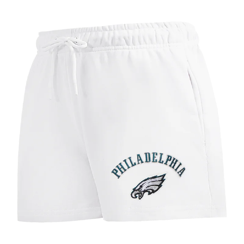 Discount Deals NFL PHILADELPHIA EAGLES CLASSIC WOMEN'S FLC SHORT (WHITE)