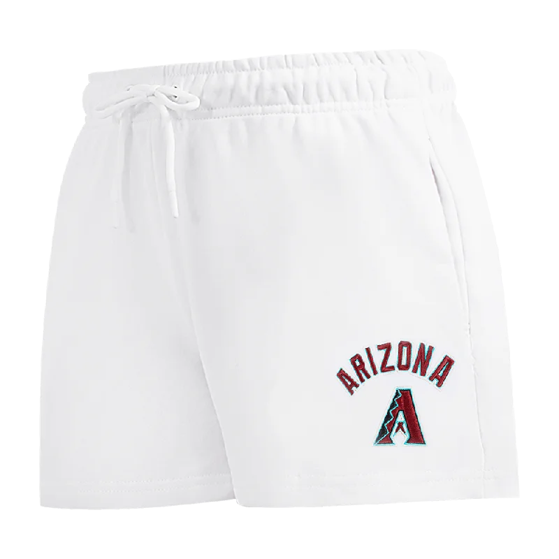 Savings Event MLB ARIZONA DIAMONDBACKS CLASSIC WOMEN'S FLC SHORT (WHITE)